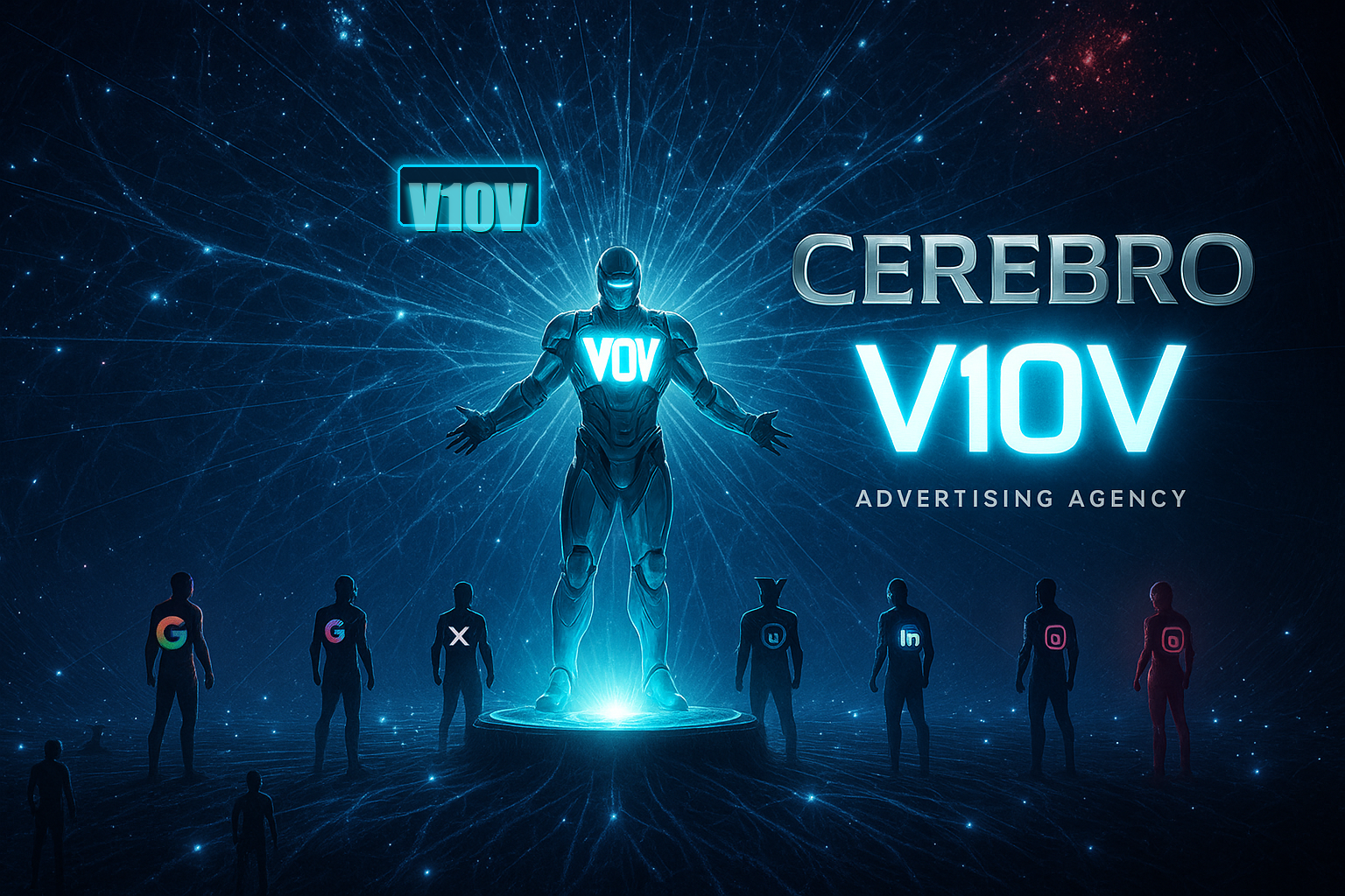 CerebroV10V Advertising Agency — 7 AI Advertising Agents